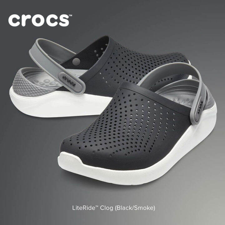 พร้อมส่ง-crocs-literide-clog-แท้-หิ้วนอก-ถูกกว่าshop-crocs-literide-clog-original-100-unisex-basic-crocs-shoes