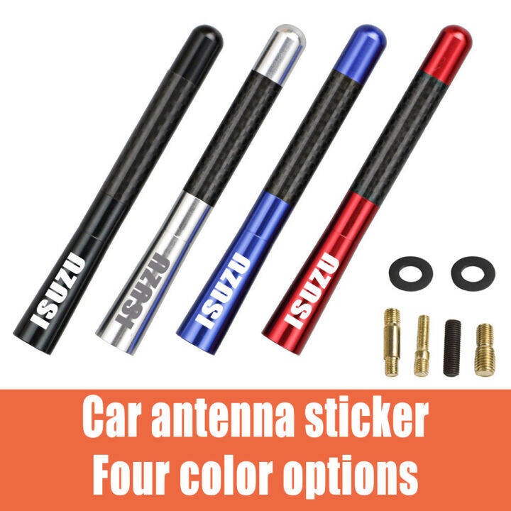 12CM Carbon Fiber Car Radio Antenna Accessories For Isuzu Amigo Dmax ...