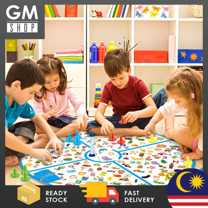 Children Reaction Puzzle Board Game Focus Memory Training Reaction Puzzle Board