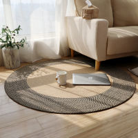 Japanese Round Knitting Carpet Large Area Rugs for Living Room Bedside Rug Water Absorbent Floor Mat Non-slip Door Mats Nordic