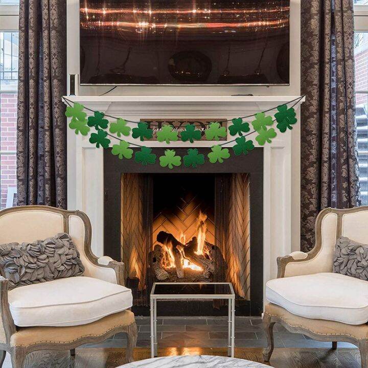 st-patricks-day-decoration-wreaths-lucky-party-decoration-banners-are-compatible-with-gates-fireplaces-etc