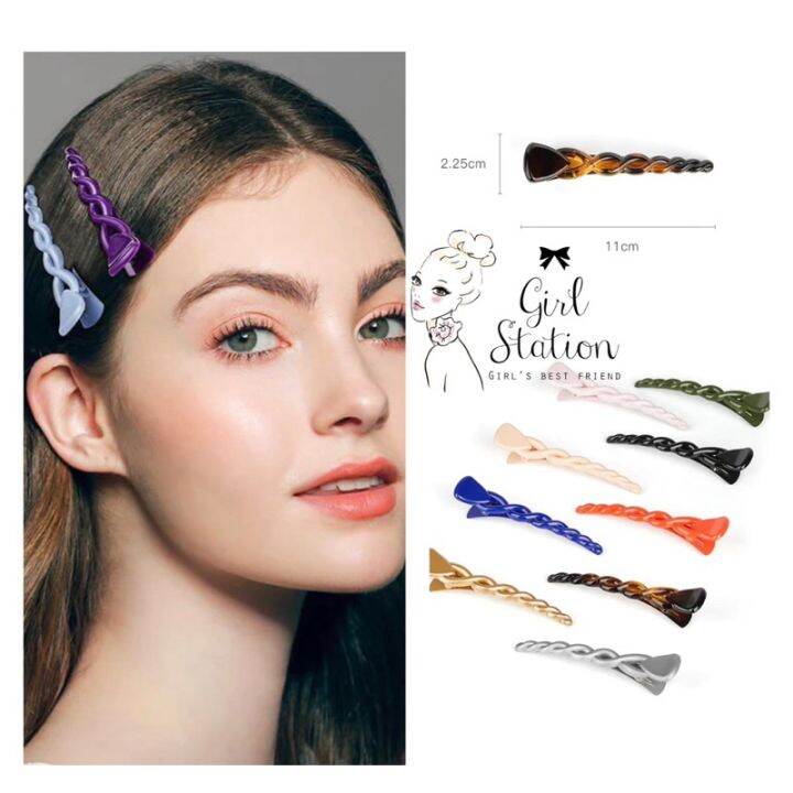 ของแท้ พร้อมส่ง Evita Peroni Classic Philippa Hair Clip Lazada.co.th