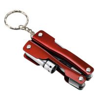 QZ-Mini Stainless Steel Multi-function Pliers Hand Toolsscrewdriverknifeledbottle Opener 1pc Multitool Knife Set