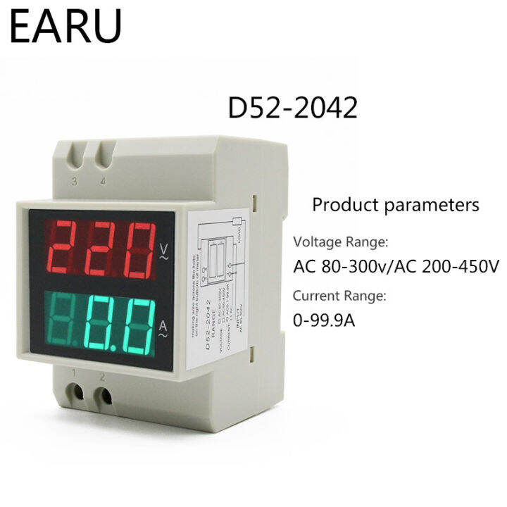 0-100a-ราง-din-จอแสดงผลแอลอีดีโวลต์มิเตอร์หม้อแปลงแอมมิเตอร์-ac80-300v-200-450โวลต์มิเตอร์แผงเครื่องทดสอบ-semasa