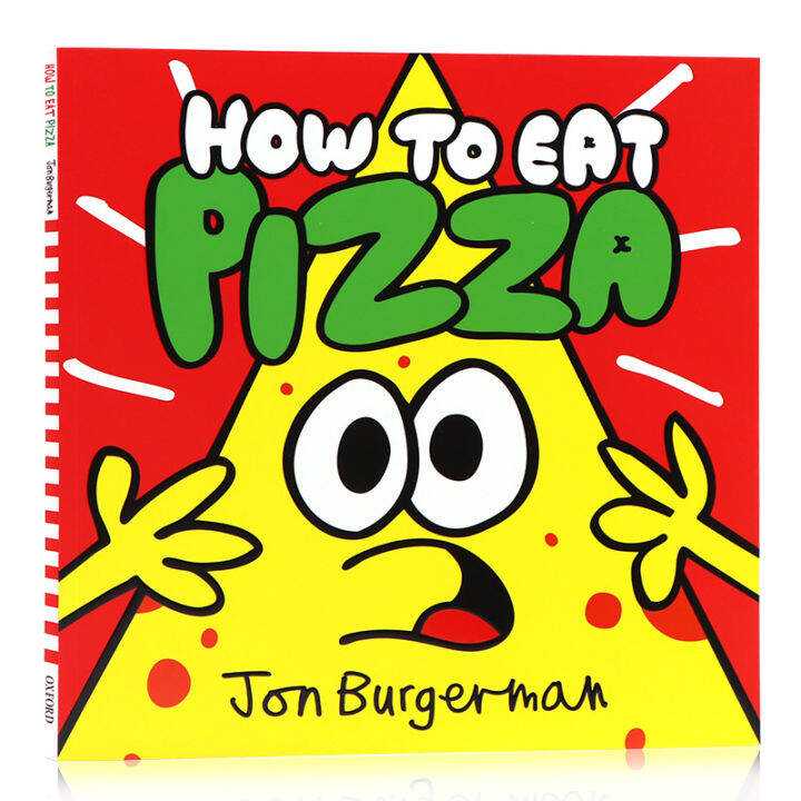 how-to-eat-pizza-how-to-eat-pizza-english-original-picture-book-parents-and-children-read-early-education-educational-enlightenment-cognitive-english-picture-book-childrens-behavior-habits-develop-pic