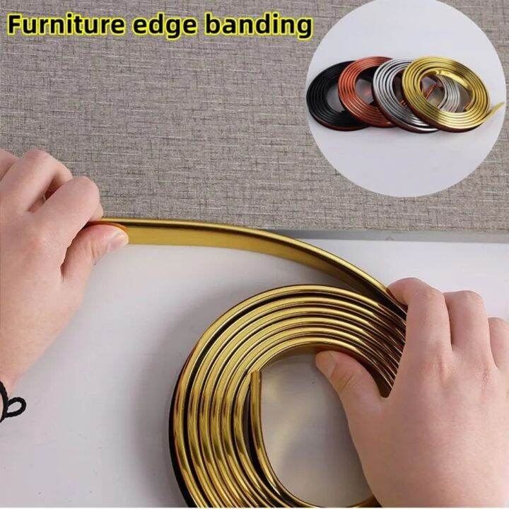Kitchen Mesas Desktop Edge Banding Decorative Strip UShaped SelfAdhesive Art