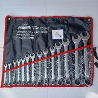 EURO KING TOOLS  ประแจแหวนข้าง- ปากตาย 14 ตัว/ชุด 10-32 มม. แท้ 100%