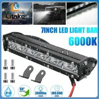 โคมไฟสปอตไลท์ไฟบาร์ Led 7 "18W 3600lm ไฟตัดหมอกขับรถ6000K ยานพาหนะออฟโรดรถบรรทุกรถยนต์4wd