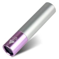 UV LED Flashlight 365Nm Aluminum Alloy Portable UV Flashlight Pet Detection Light Purple