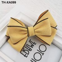 and high-end fabric bow spring clip headwear elegant beautiful fashionable student adult hair