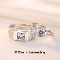 [COD] and Moissanite Couple Opening Adjustable Female Wholesale