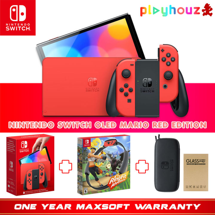 Nintendo Switch - OLED Model - Mario Red Edition Bundle