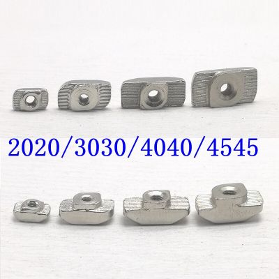 10-100pcs M3 M4 M5 M6 M8 T Hammer Nut EU Standard Drop In T-Slot  sliding nuts for 2020 30 40 45 Series Aluminum Profiles Nails  Screws Fasteners