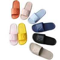 【CW】 New Indoor Slippers Women Floor Flat Shoes Summer Non-slip Flip Flops Bath Home Female Slippers Comfortable Zapatillas de hombre