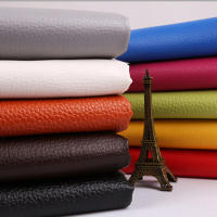 Faux Embossed Leather, Faux Leather Fabric For Sewing, Artificial Synthetic Leather D30 50X140Cm Big Lychee Pu Leather 0.65Mm