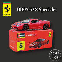 โมเดลย่อส่วนรถเฟอร์รารีแบบย่อขนาด BB05 458นิ้ว F50 F40แมงมุม488 GTB