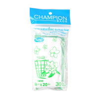 CHAMPION ถุงขยะกลิ่นมะลิขนาด18x20นิ้ว ขาว