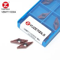 CNC 10PCS VBMT110304-MV เครื่องกลึงภายนอกเครื่องมือกลึงคาร์ไบด์ตัดเม็ดมีดสําหรับเหล็กและสแตนเลส