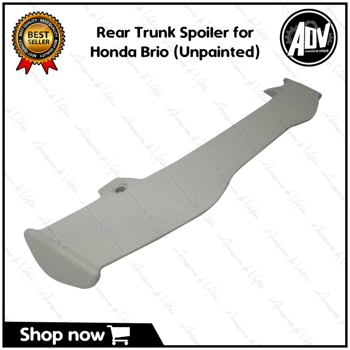 Universal Rear Trunk Spoiler for Honda Brio (Unpainted) Lazada PH