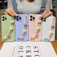 Case สำหรับ Reno 5 Lite 3 4 Reno3 Reno4 Pro 4กรัม RENO5 Z 5กรัม Case น่ารักรักสร้อยข้อมือสายรัดข้อมือซิลิโคนอ่อนนุ่มปกผู้หญิง