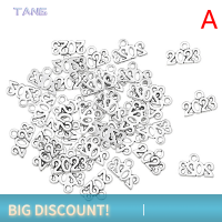 ?【Lowest price】TANG 60PCS Delicate lovly 2023จำนวนอุปกรณ์ Charm VINTAGE สำหรับเครื่องประดับ girly Personal ทำให้ DIY จี้สร้อยคอ