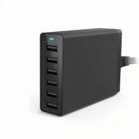 50W 5V 10A 6 Port USB Portable Travel Wall Charger Power Adapter Cable 1.5M Usb Power Charger Adapter