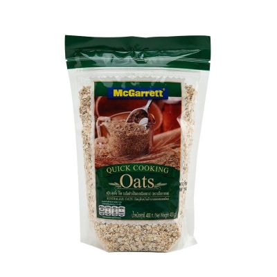 สินค้ามาใหม่! แม็กกาแรต ซีเรียล ข้าวโอ๊ต ควิกคุก 400 กรัม McGarrett Cereal Oats Quick Cook 400 g ล็อตใหม่มาล่าสุด สินค้าสด มีเก็บเงินปลายทาง