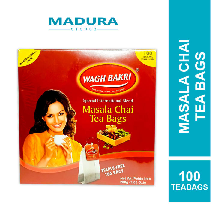 Wagh Bakri Masala Chai Tea Bags 25 – Shama Spice World Online Store!