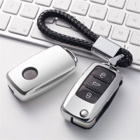 2023 Car Styling TPU Car Key Cover Case For Volkswagen Polo Golf 5 6 7 VW Passat Touareg Tiguan Beetle Bora Keyboard Accessories ！ 1