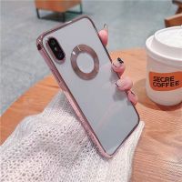 เคสโทรศัพท์มือถือแบบนิ่ม ใส กันรอยเลนส์กล้อง ขอบสี่เหลี่ยม สําหรับ iPhone MAX X XR XS 7 8 se 2020 2022