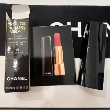 Chanel Rouge Allure Velvet LE LION de Chanel #58 ROUGE VIE Luminous Matte  Lip