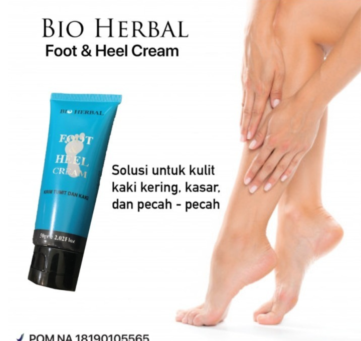 BIO HERBAL Salep Krim Obat Tumit Kaki Pecah Pecah Dan Kasar Kapalan ...