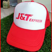 หมวกตาข่าย เจแอนด์ที เอ็กเพลส j&amp;t express บุฟองน้ำรอบด้าน  นุ่ม ใส่สบาย (สินค้าส่งจากไทย)