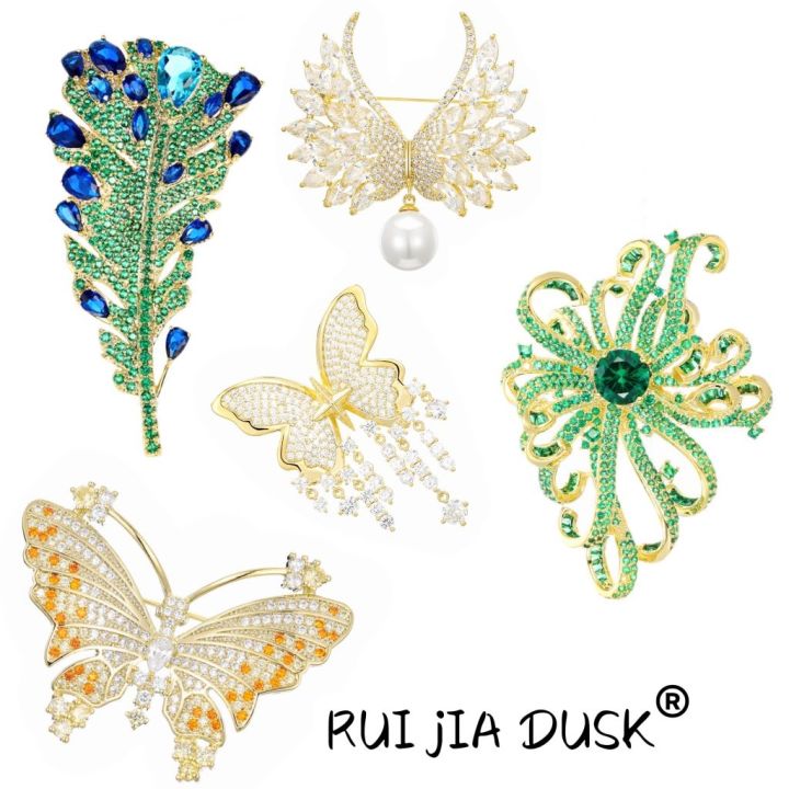 cw-rui-dusk-korean-version-fashion-tassel-gold-plated-advanced-pin-cheongsam-coat-corsage-accessories