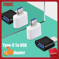 MSRC ขายร้อน Professional Mini อุปกรณ์เสริมสำหรับโทรศัพท์มือถือ สำหรับ Huawei Xiaomi Samsung Android Type C ถึง USB Adapter OTG Converter ตัวเชื่อมต่อข้อมูล