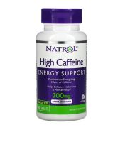 [ คาเฟอีน + แคลเซียม ] - Natrol, High Caffeine (200 mg) x 100 เม็ด (Tablets)