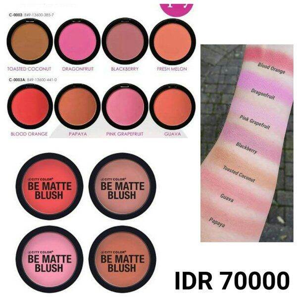 City Color Be Matte Blush Lazada PH