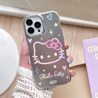 เคสโทรศัพท์มือถือลายการ์ตูน Hello Kitty สำหรับ iPhone 14 Pro Max 13 Pro Max ฝาหลังซิลิโคนแบบนิ่มสำหรับ iPhone 12 Pro Max 11ด้านหลัง