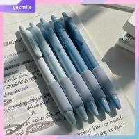 YESMILE 5PCS หมึกสีดำ ปากกาเจล สัมผัสขนมปังนุ่ม 0.5มม. ปากกาลูกลื่น ที่มีคุณภาพสูง ปากกาที่เป็นกลาง เครื่องเขียนสเตชันเนอรี