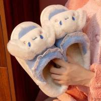 YT Sanrio Melody Cinnamoroll Hello Kitty PomPomPurin Cute Cartoon Plush Slippers adults kids Anti slip Bedroom Shoes TY