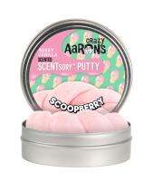 Crazy Aaron Thinking Putty รุ่น SCENTsory - SCOOPBERRY 2.75  TIN กลิ่น Strawberry+Vanilla สีชมพูอ่อน กระปุกกลาง ดินน้ำมันวิทยาศาสตร์ ไม่มีวันแห้ง เด้งได้ ปั้นได้ ไม่ใช่สไลม์ มี มอก.