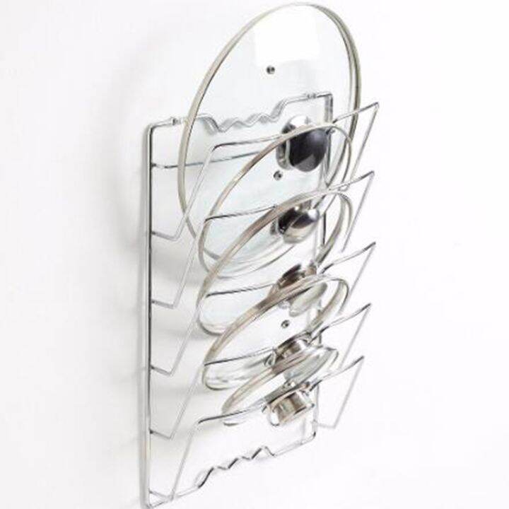 kitchen-organizer-rack-wall-hanging-pot-cover-rack-five-layer-pot-lid-metal-rust-free-multifunctional-rack-pot-lid-storage-rack