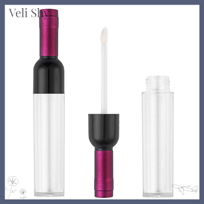 [Veli Shy] ขวดลิปสติก DIY แบบเติมได้หลอดลิปกลอสขนาด5มล. Peralatan Rias