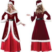 CP124.1 ชุดคริสต์มาส ซานตาครอส ซานต้า แซนตี้ Dress for Santa Santy Suit Christmas Santa Claus Costumes Festival Cosplay Fancy Outfit