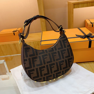 Zongsheng กระเป๋าสำหรับผู้หญิง,กระเป๋ากระเป๋าสะพายไหล่เสี้ยวพิเศษกระเป๋าสะพายไหล่หนึ่งชิ้นกระเป๋าแบบหนีบแขนพกพาอเนกประสงค์
