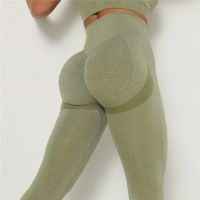 【CC】♙❐﹍  Leggings Pants Tights Seamless Color Waist Elastic Womens