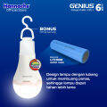 Hannochs Lampu Emergency LED GENIUS 6 watt CDL - Putih. 
