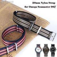 ระบบแถบผ้าไนลอนสำหรับ Omega Seamaster 007ฮิบโปแคมป์ปัส300สายนาฬิกาสำหรับสร้อยข้อมือ Submariner Rolex Daytona