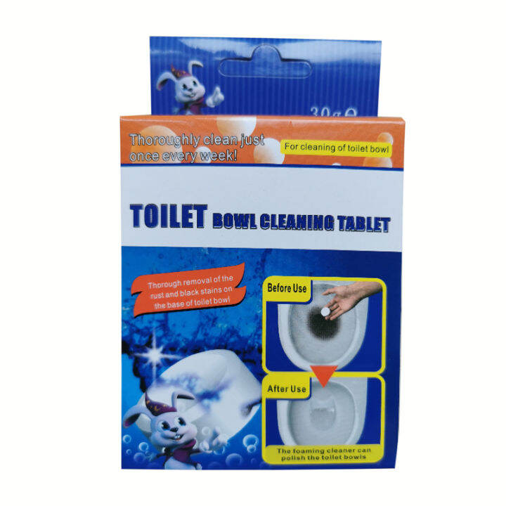 Rabito Toilet Bowl Cleaning Effervescent Tablet 10g*3 Remove Yellow ...