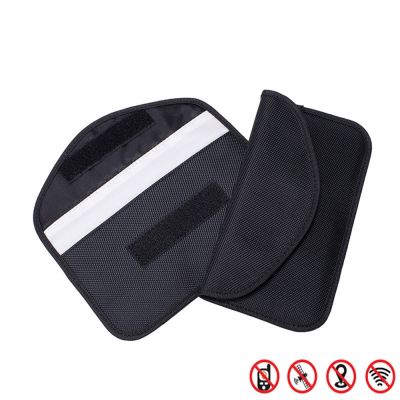 ♣ Car Key Bag Signal Blocking Shield Case Protector Pouch Signal Blocker Case RF Signal Safe Lock Bag For Car Keys